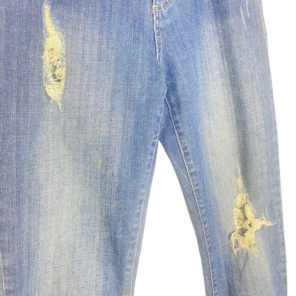 KUT from the Kloth Celine Slouchy Boyfriend Distressed Jeans Size 4 - Picture 3 of 9